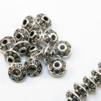 Metalne perle - Tibetansko srebro