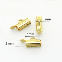 Tube 7mm - Gold Plated