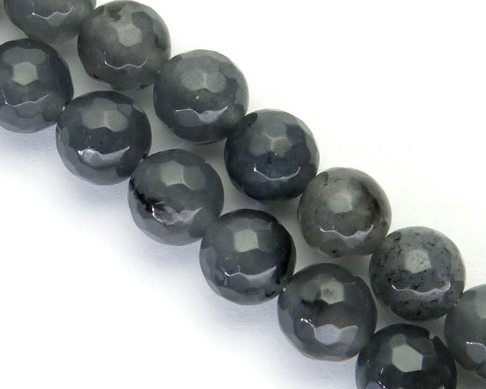 Candy Jade 8mm Facet - (06) Dark Grey Poludrago kamenje