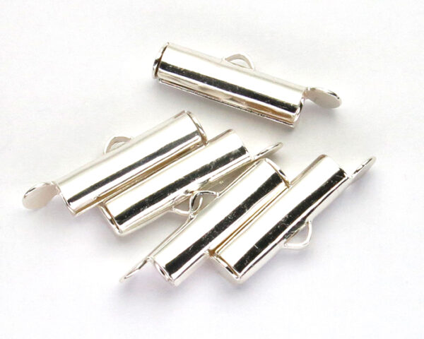 Tube 15mm - Silver Plated