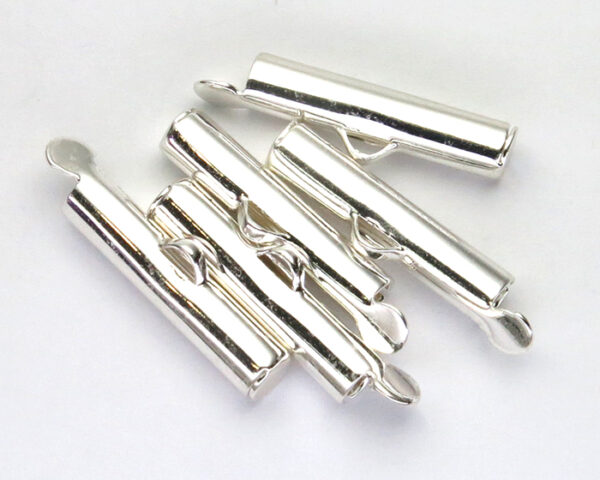 Tube 20mm - Silver Plated