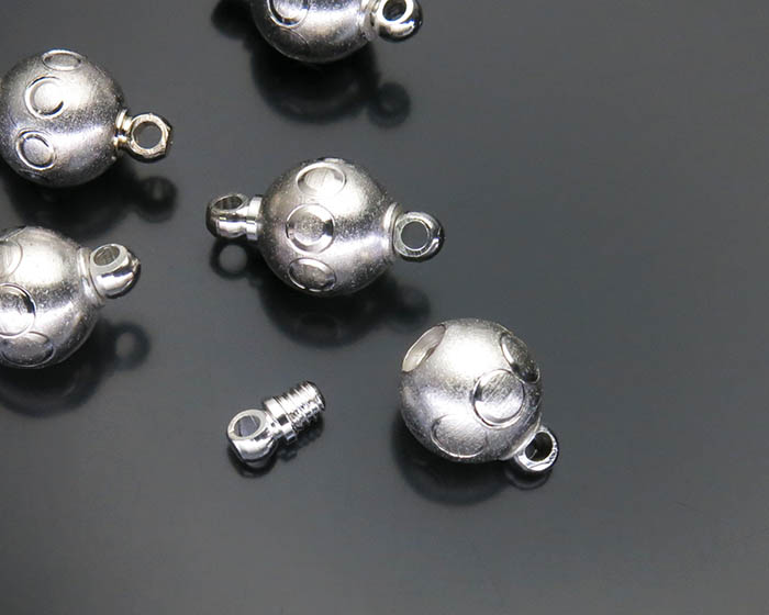 Kopča sa navojem 8mm - Silver Plated Kopče