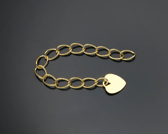 Produžni lanac 5cm - Gold Color SRCE Produžni lanac