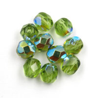 Facetovane staklene perle