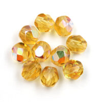 Facetovane staklene perle