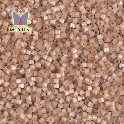 DB1803 Miyuki Delica 11/0 Dyed Cinnamon Silk Satin Miyuki Delica