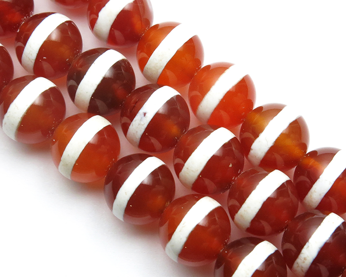 Ahat 8mm - One Line Dzi Poludrago kamenje