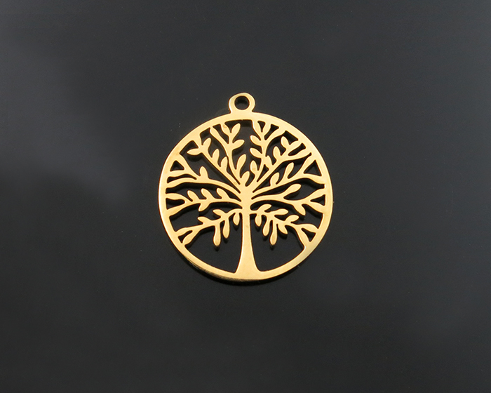 Ukras 023(HG) Stainless Steel Gold - Drvo Hirurški čelik