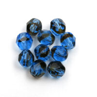 Facetovane staklene perle