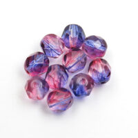 Facetovane staklene perle