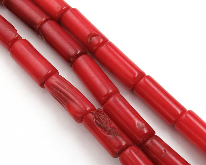 Koral crveni 11x5mm - Valjak Korali