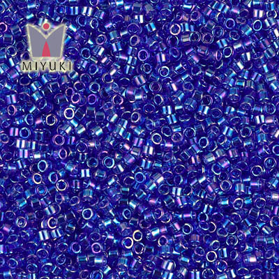 DB0178 Miyuki Delica 11/0 Transparent Cobalt AB Miyuki Delica