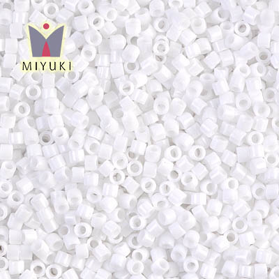 DBM0200 Delica 10/0 Opaque Chalk White Miyuki Delica