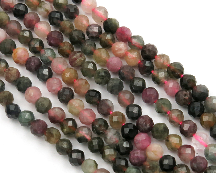 Turmalin Šareni 3,6mm - Facetovani Poludrago kamenje