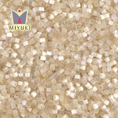 DB0673 Miyuki Delica 11/0 Antique Ivory Silk Satin Miyuki Delica Cilindri Seed Beads