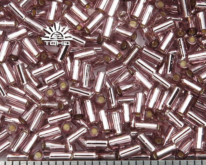 TB-01-26 Cevčice 3mm Transparent Silver-Lined Lt Amethyst Seed Beads