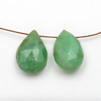 Hrizopras 10x12mm - Brioleta facetovana