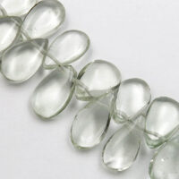 Prasiolit 7x12mm - Brioleta glatka