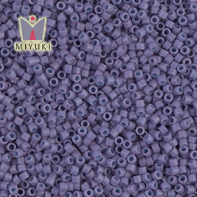DB0799 Miyuki Delica 11/0 Dyed Opq Lavender Matted Miyuki Delica